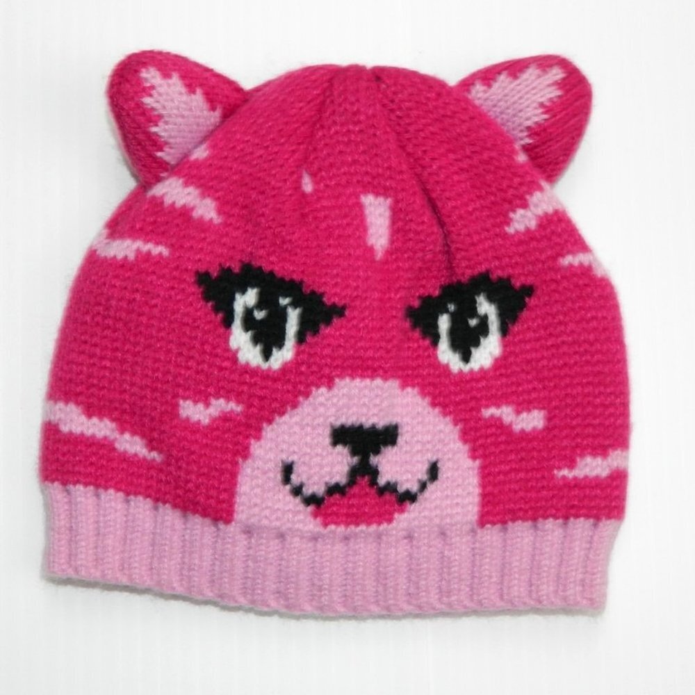 Kombi Canada 0-6 months Pink Kitten Cat Winter Hat